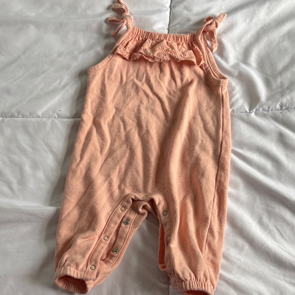 Peachy Kids Romper with Ruffle Detail
